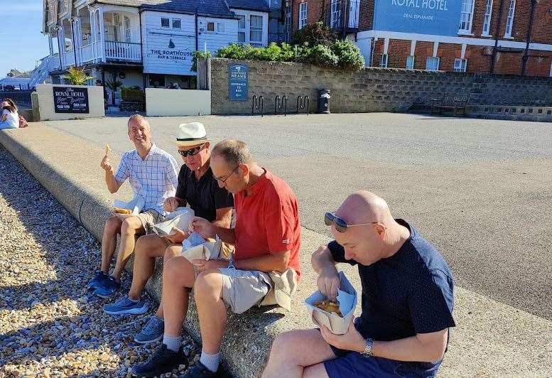 A quick stop off for refreshments in Deal