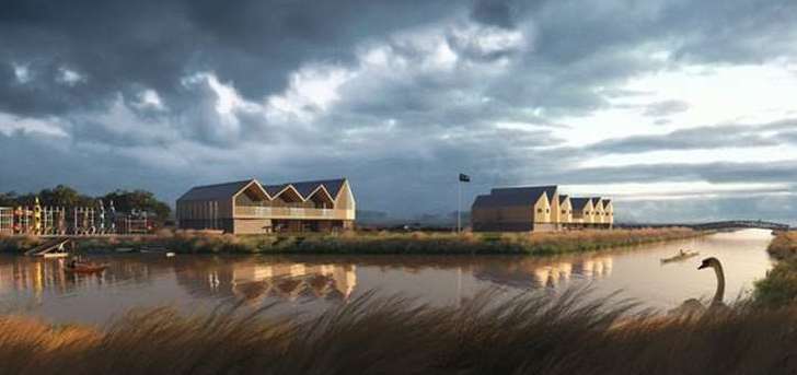 How the Sheppey Sea Cadets £6 million base could have looked under the now shelved plans. Picture: AsymmetricA