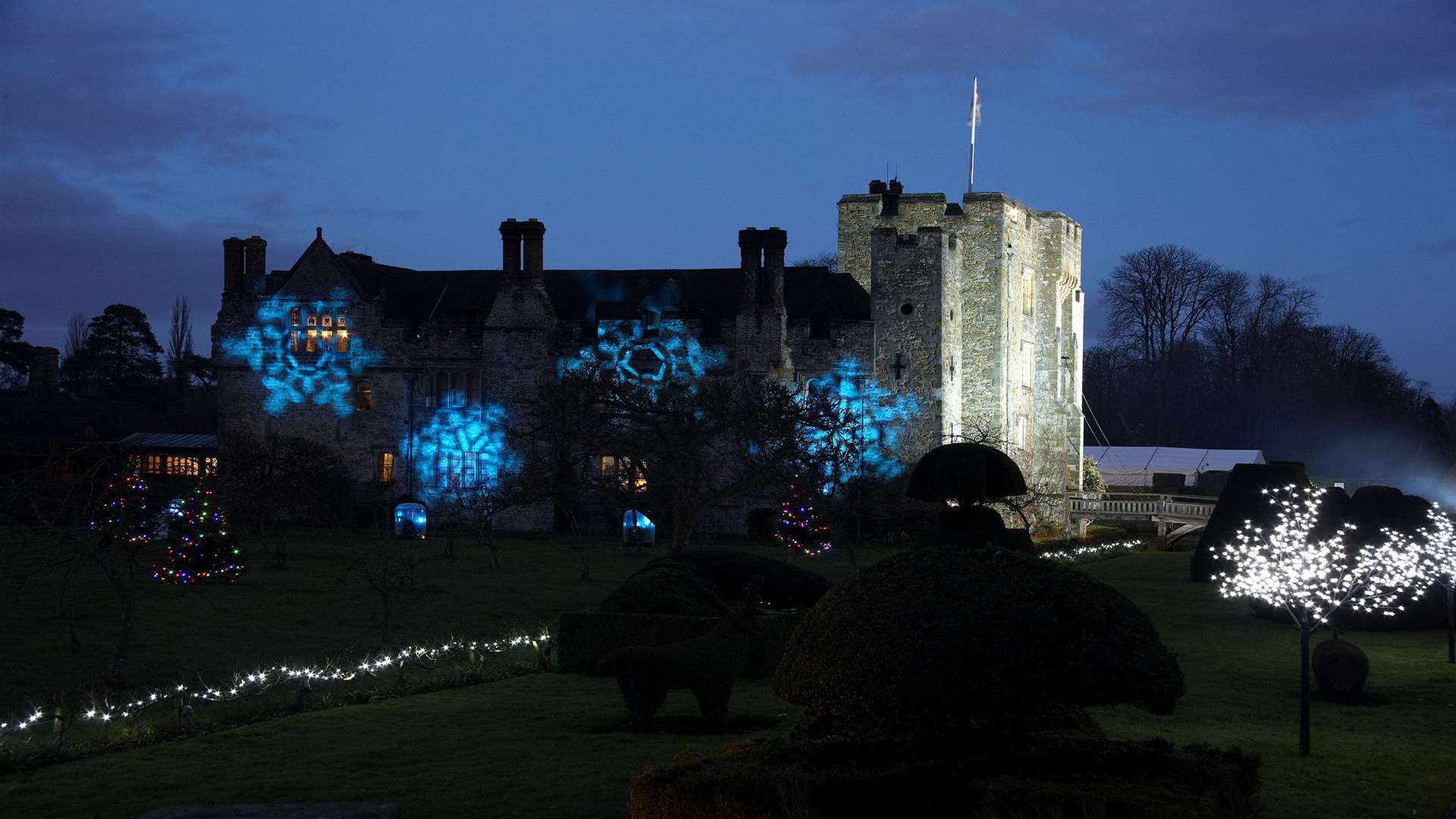 Hever Castle is looking at the first Christmas