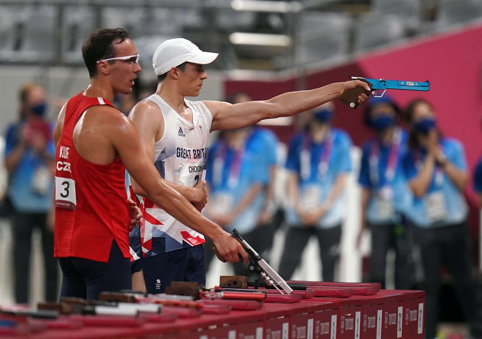 Joe Choong is the first British man to win an individual Olympic medal in the sport (Adam Davy/PA)