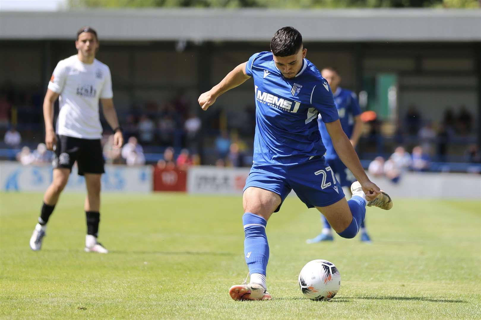 Action between Dover and Gillingham at Crabble Picture: KPI (57861861)