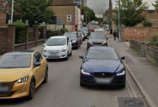 A gun was allegedly fired at police in Knightrider Street, Maidstone. Picture: Google Street View