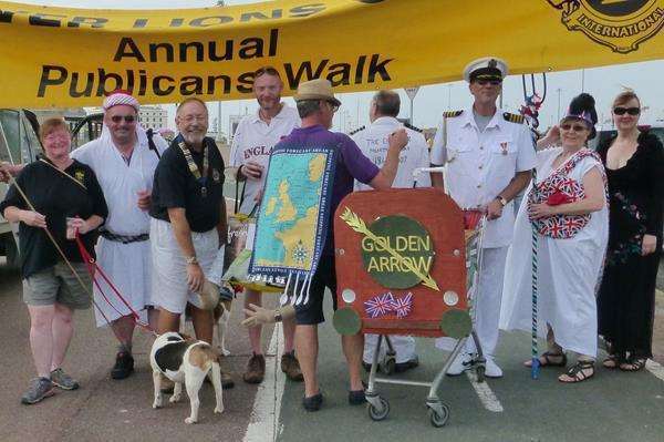 The first prize was given to Blakes for Dover pubs past and present