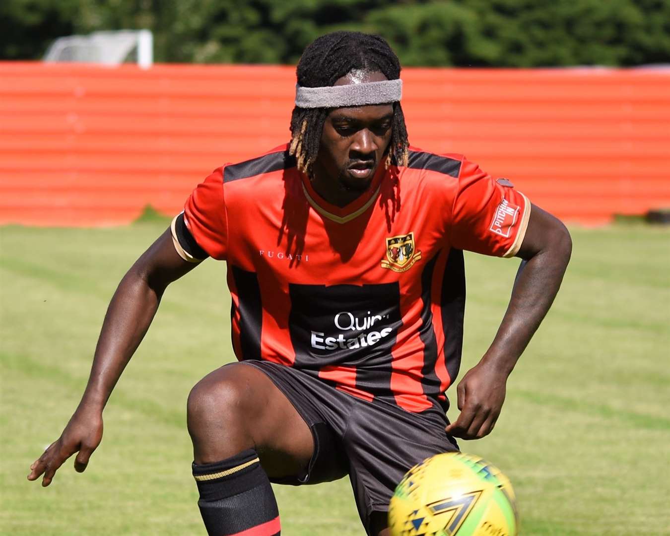 Toby Ajala has left Sittingbourne Picture: Ken Medwyn