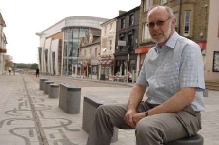 Project manager Richard Stubbing at the new-look Bank Street