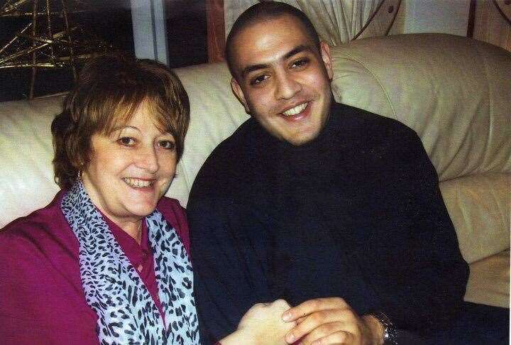 Brenda and her son Karim