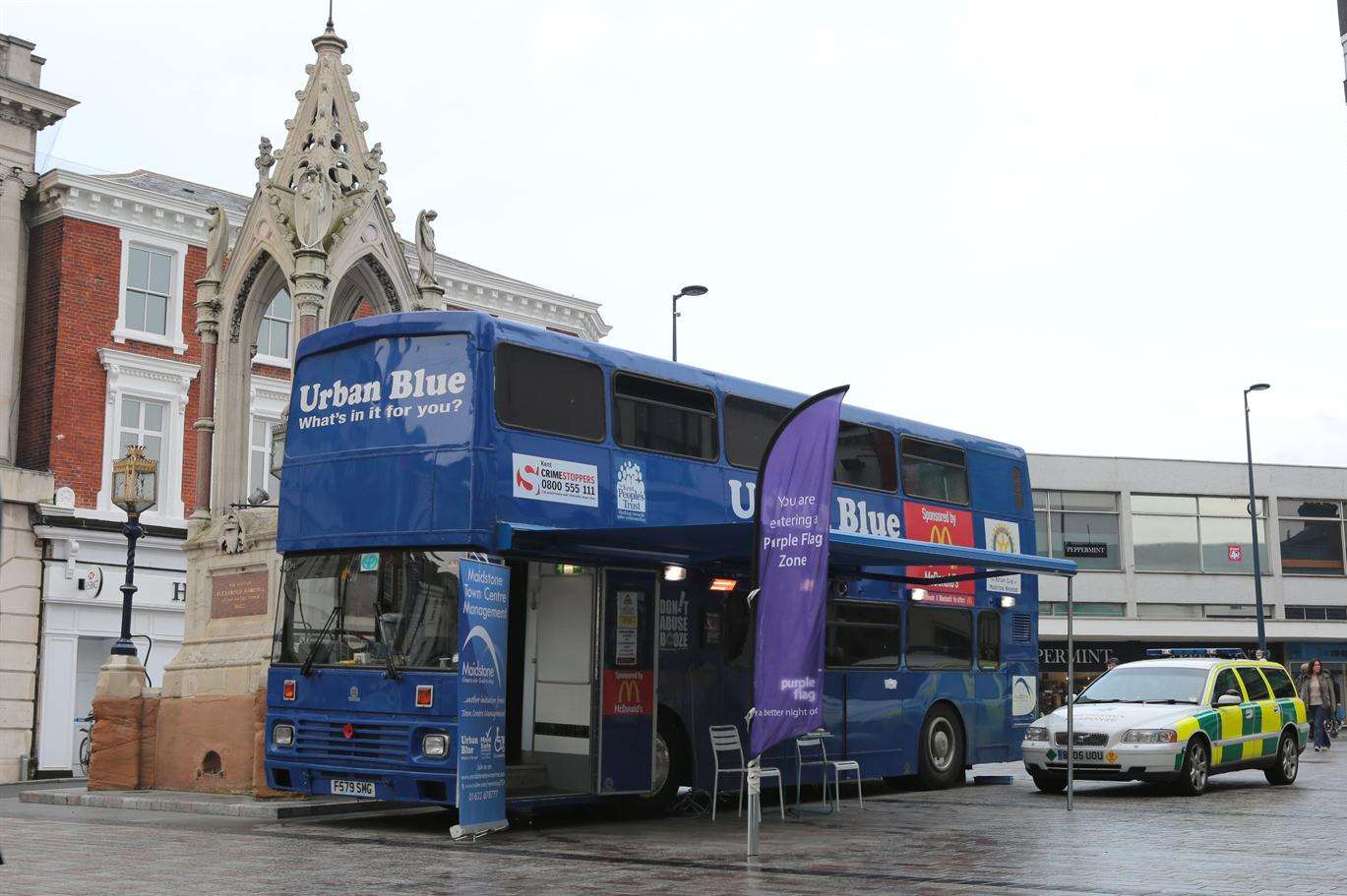 Franklin worked on the Urban Blue Bus