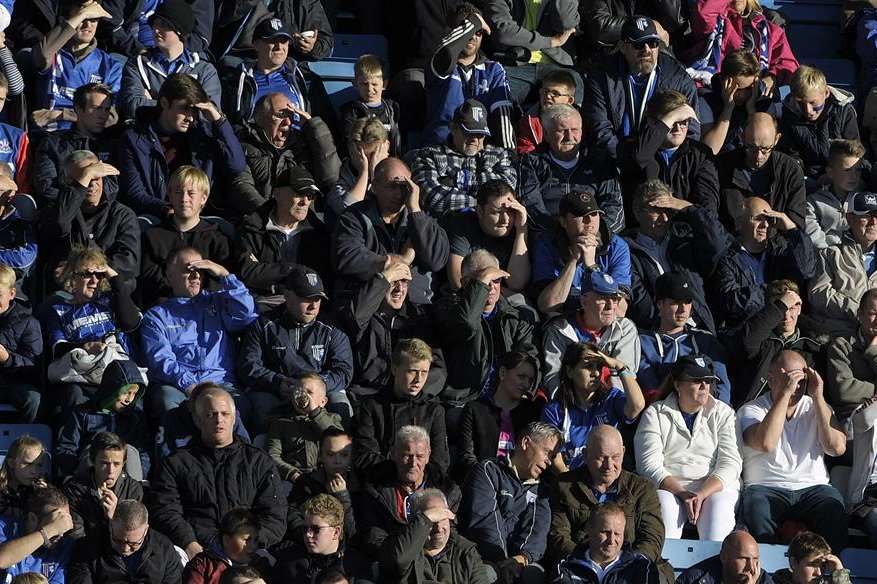 A crowd of 7,042 watched Saturday's game Picture: Barry Goodwin