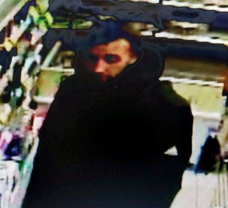 Police have released a CCTV image of missing Dover man Jonathan Davis. Picture: Kent Police