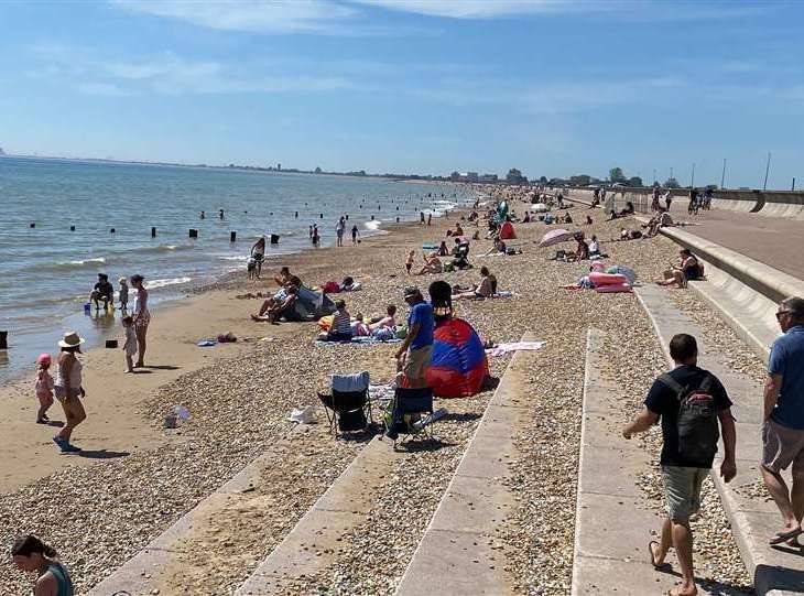 Dymchurch beach. Picture: Barry Goodwin