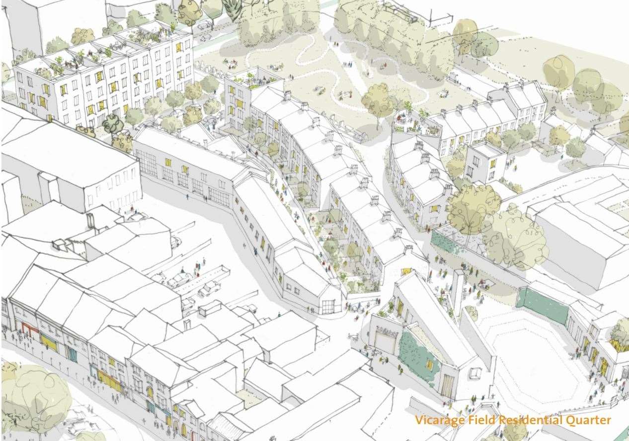 Ashford Borough Council revealed its plans for the so-called 'Odeon Square' scheme in February last year, but a planning application is yet to be submitted