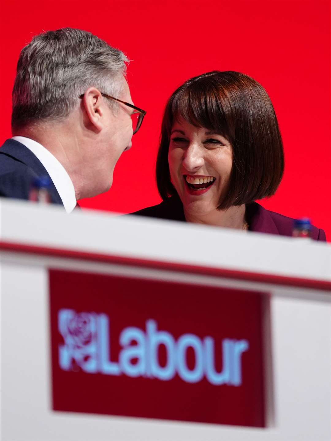 Chancellor of the Exchequer Rachel Reeves with Prime Minister Sir Keir Starmer (Peter Byrne/PA)