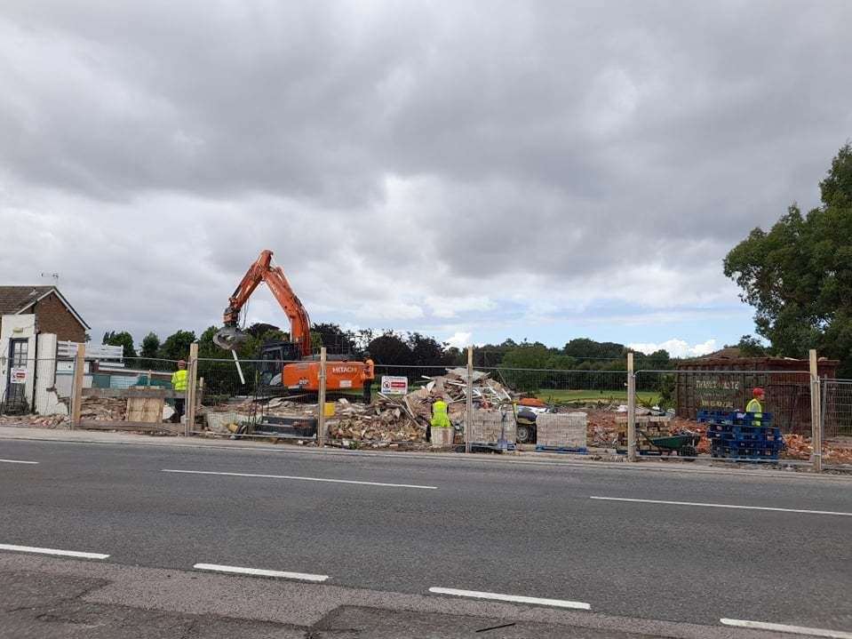 The old pub is now a thing of the past. Picture: Sarah Emily Wormsley