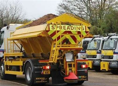 Gritters are getting lined up to treat our roads in preparation for the cold weather