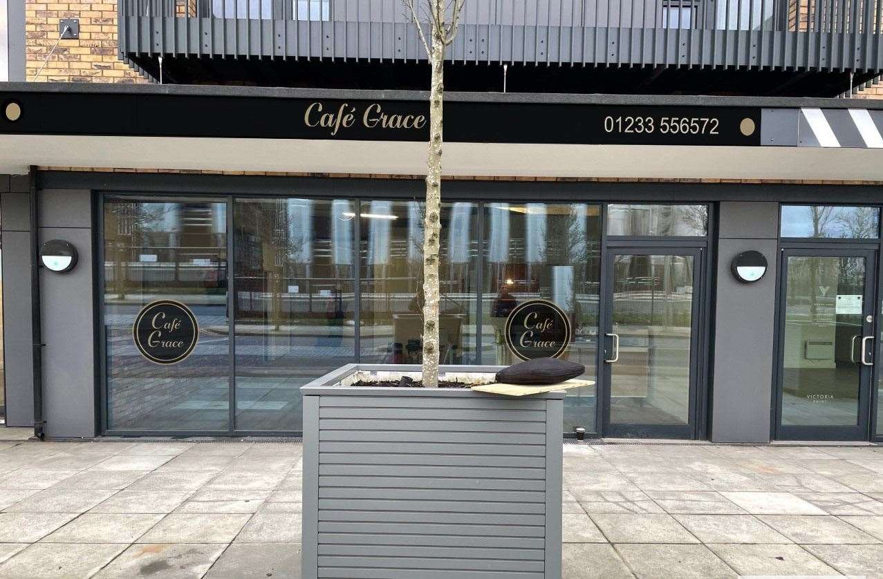 How the Cafe Grace shopfront will look when it opens later this month