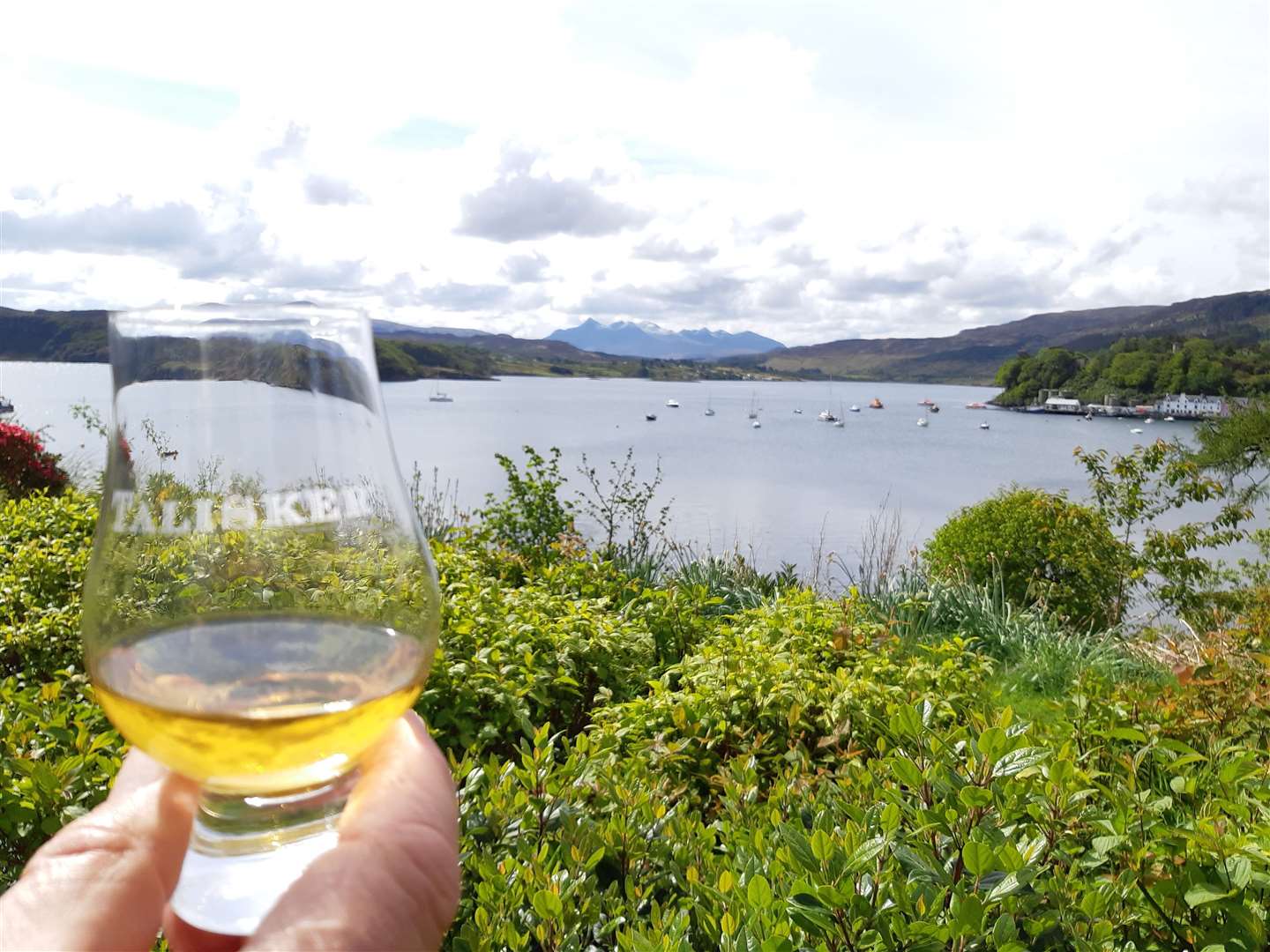 You can enjoy a whisky while looking over Portree, on the Isle of Skye (12429256)