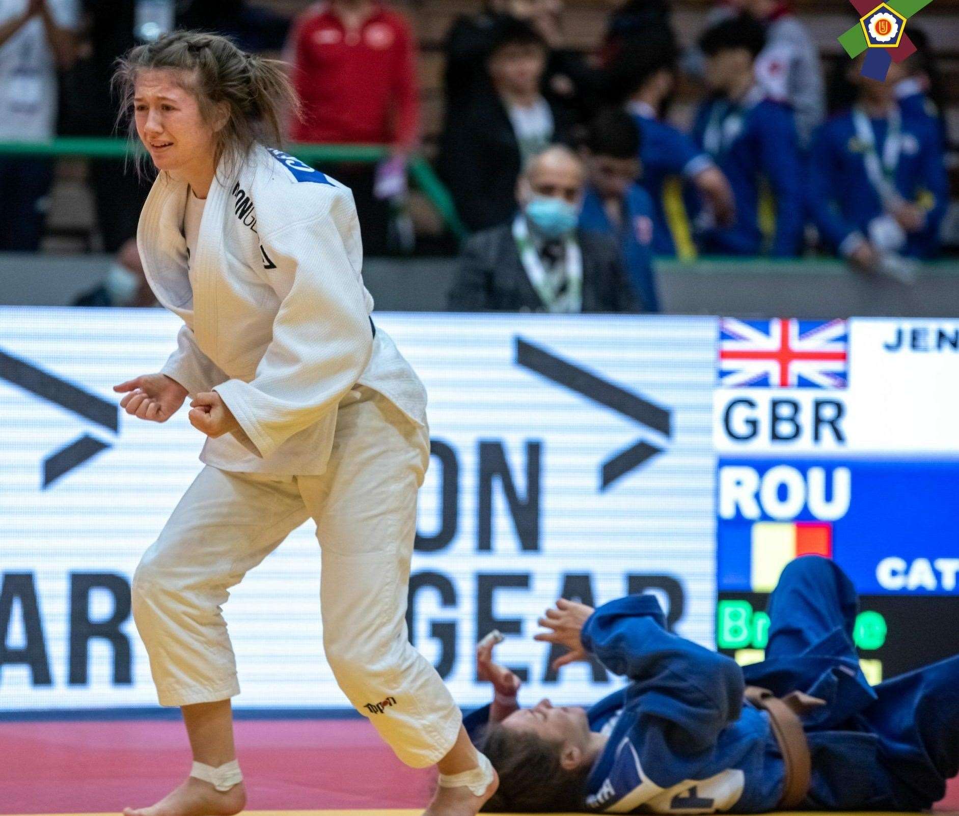 Dartford judo prospect Charlotte Jenman has shown plenty of fighting spirit this year