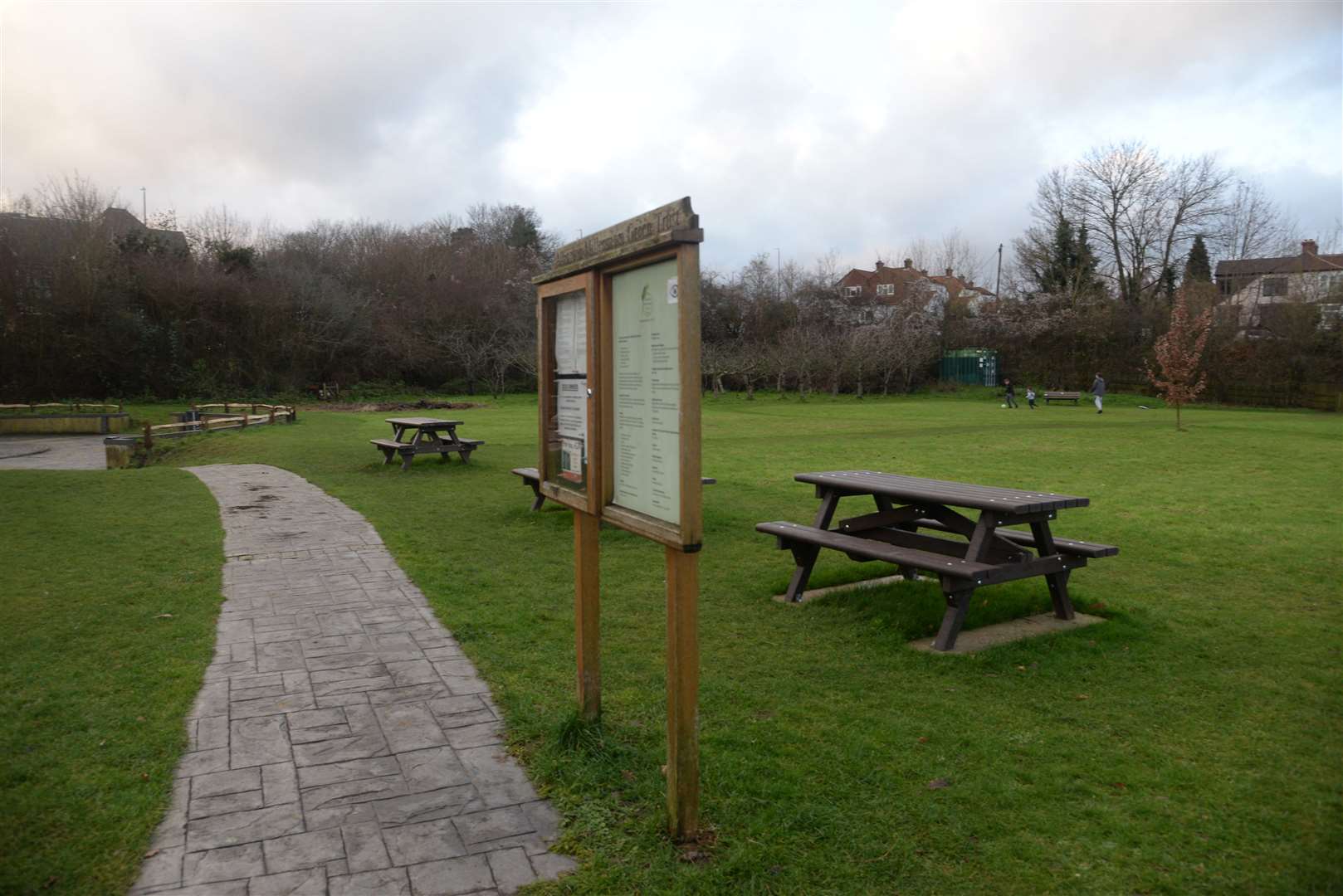 A scene from the Allington Millennium Green