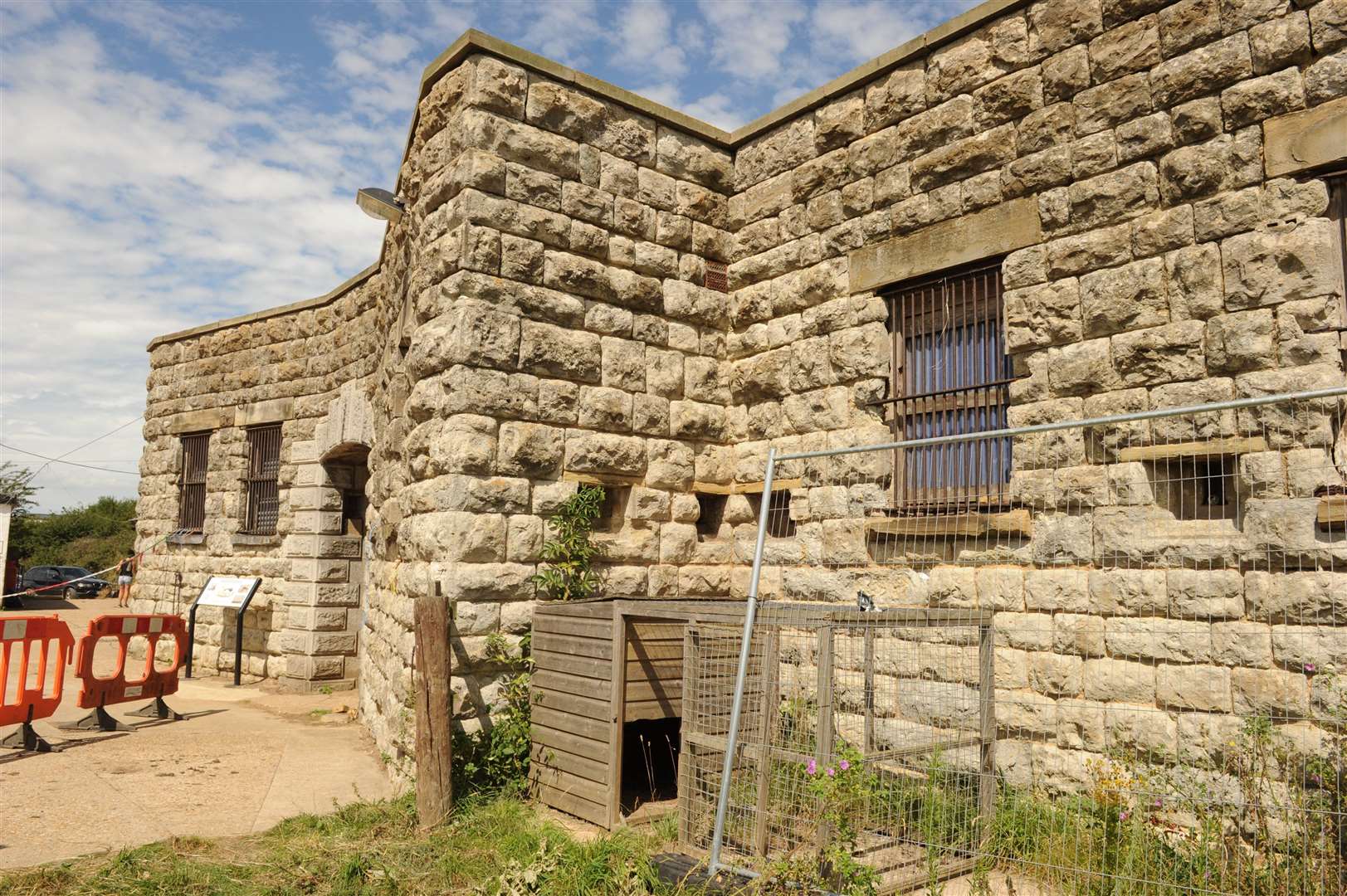 Slough Fort will be renovated to create displays for visitors. Picture: Steve Crispe