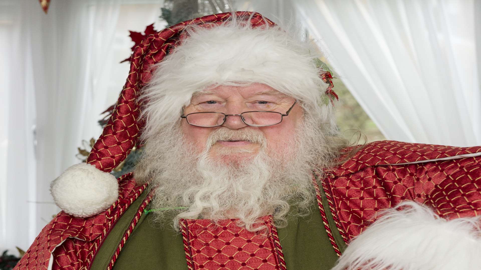 Brian Hopgood celebrates 25 years of dressing as Santa and delivering presents to children on the Island each Christmas Eve. Picture: Simon Hildrew