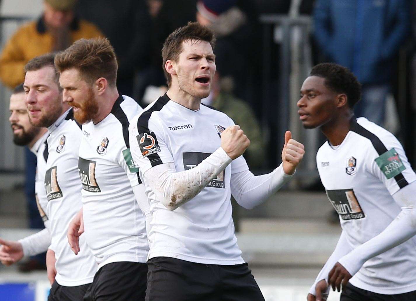 Charlie Sheringham is hoping to fire Dartford into the National League South play-offs Picture: Andy Jones