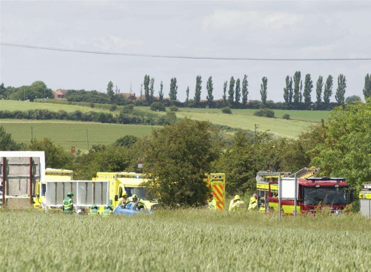 The most recent accident in Jenkins Hill, Leysdown Road