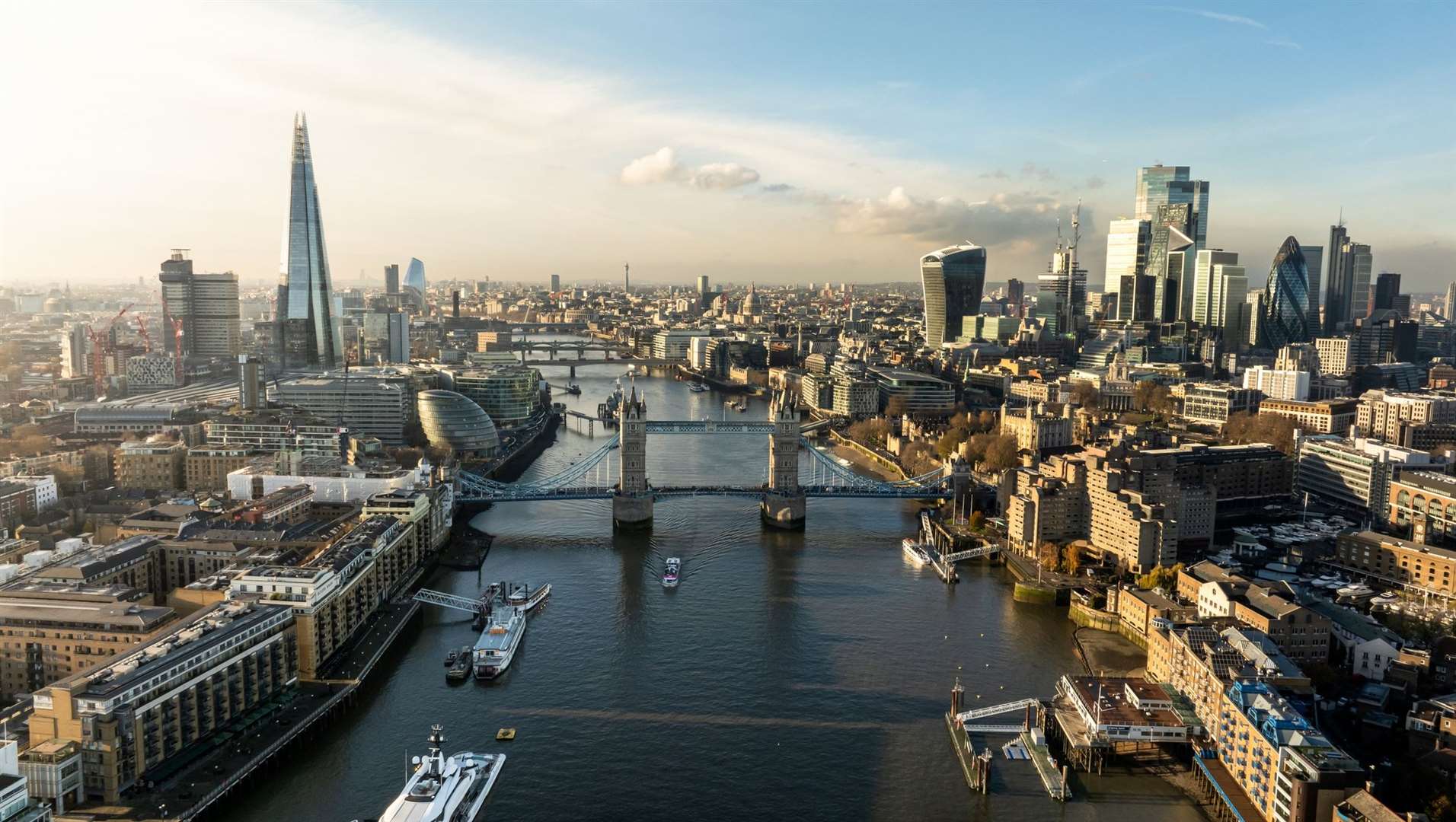 Enjoy breathtaking views of London from The Shard