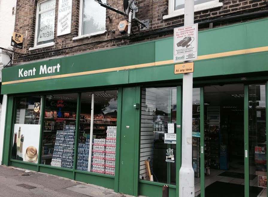 Kent Mart shop in Station Street, Sittingbourne