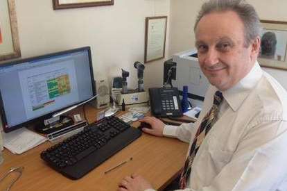 Dr Julian Spinks at his Strood surgery