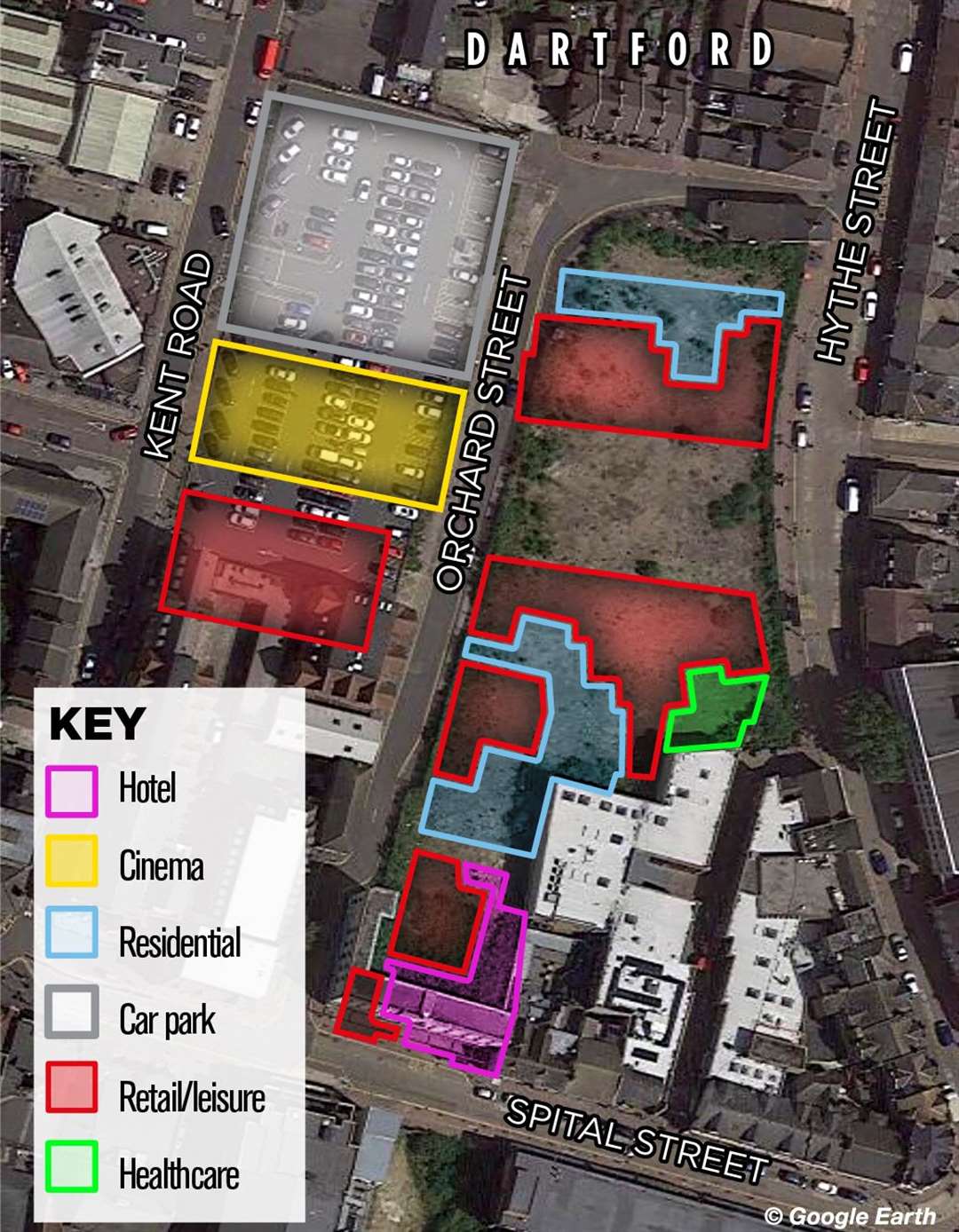 Dartford's now scrapped Westgate regeneration scheme.