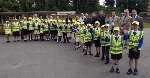 Picture: The new Walking Bus at St Joseph's School, Broadstairs is launched.