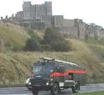 One of the Green Goddesses due to operate out of Connaught Barracks at Dover. Picture: MIKE WATERMAN