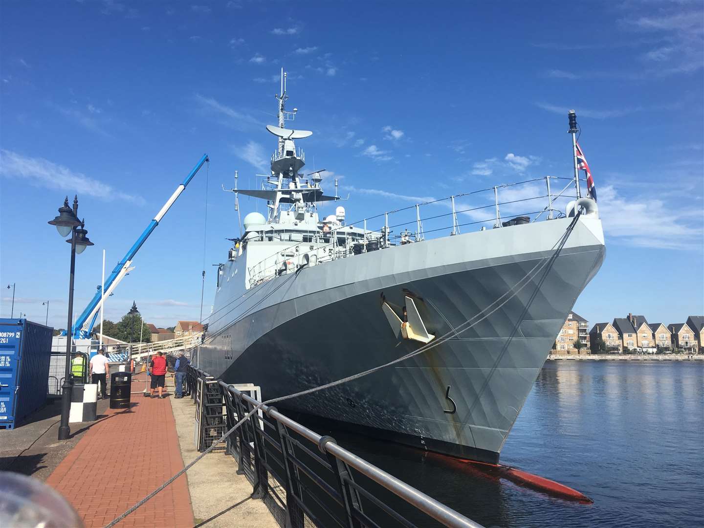 Royal Navy's newest warship HMS Medway commissioning ceremony in Chatham