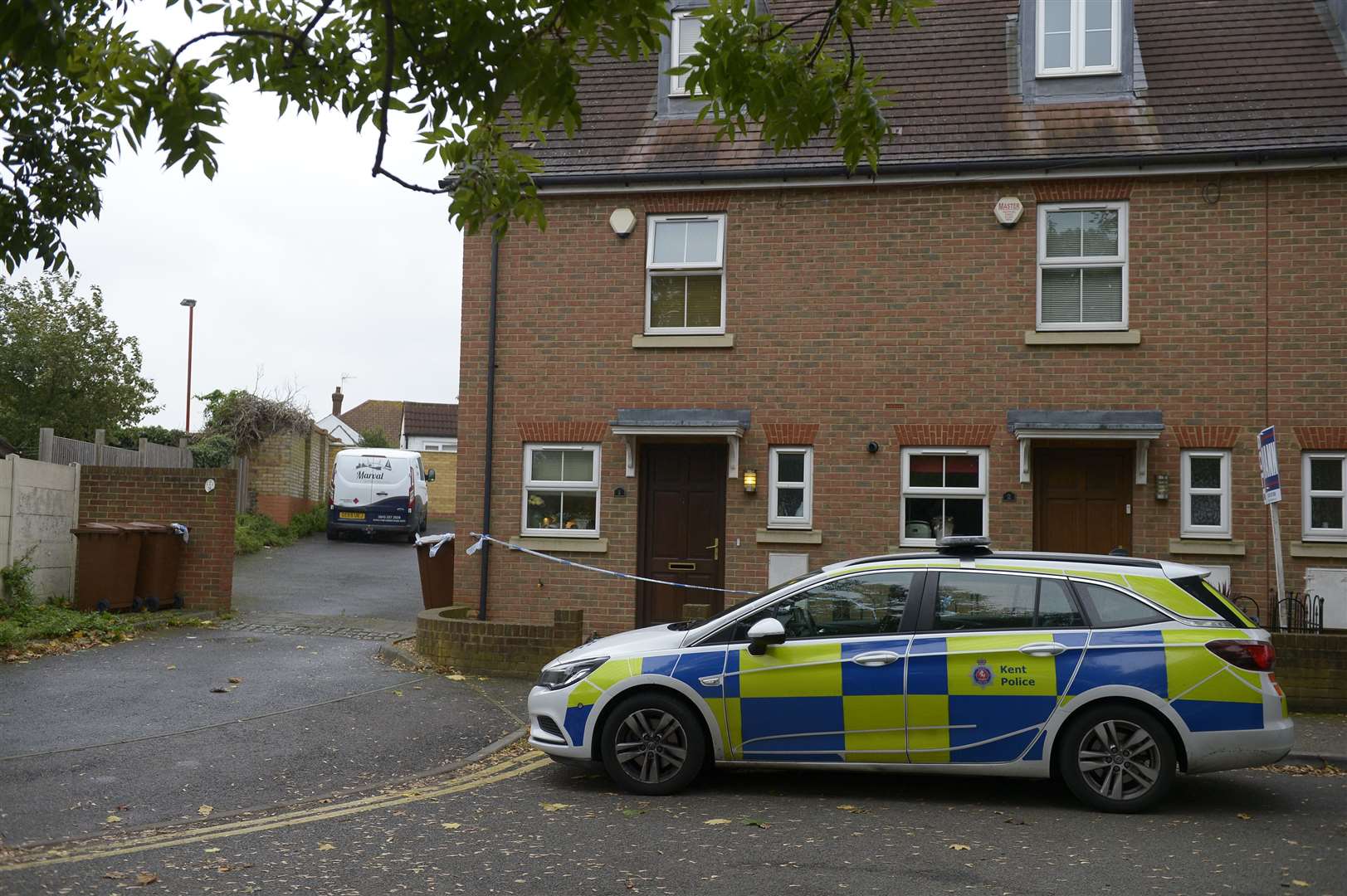 Oast View Terrace in Rainham where the attack took place