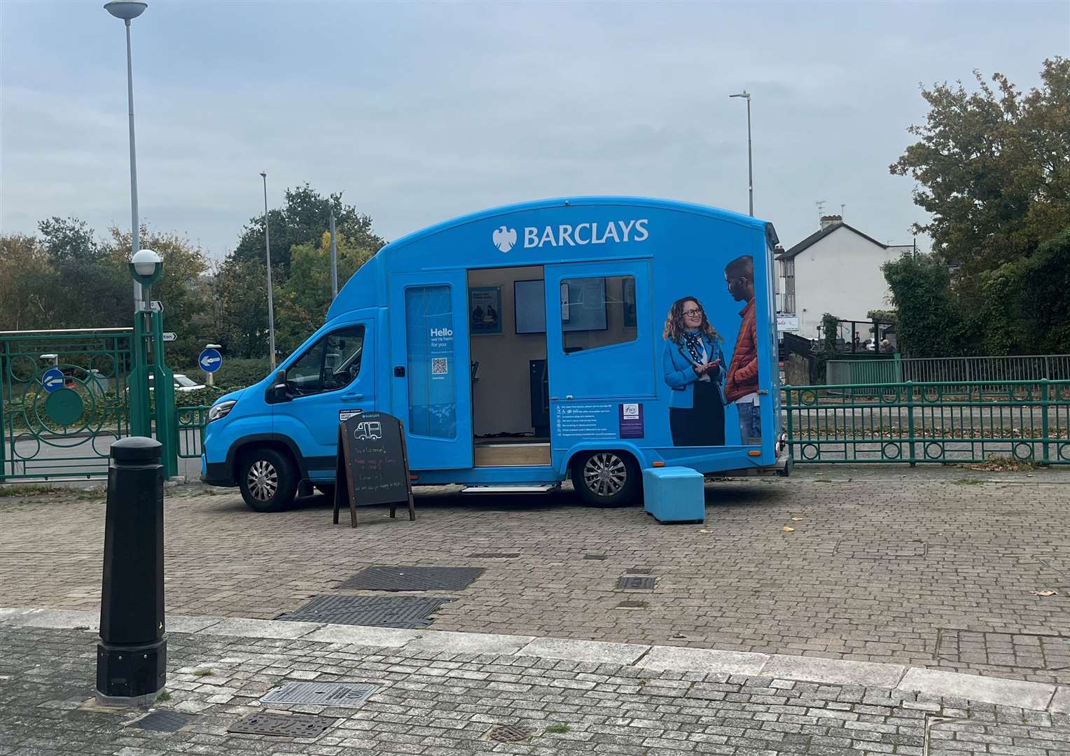 A pop-up van comes to Swanley once a week, however workers are only able to offer advice