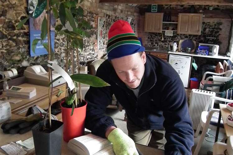 Tom Hart Dyke at his World Garden at Lullingstone Castle