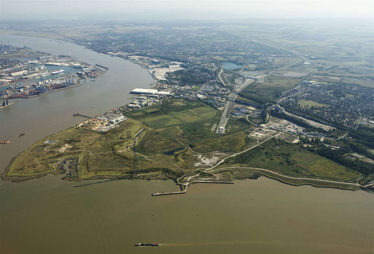 The London Resort is set to be built on the Swanscombe Peninsula. Picture: EDF Energy