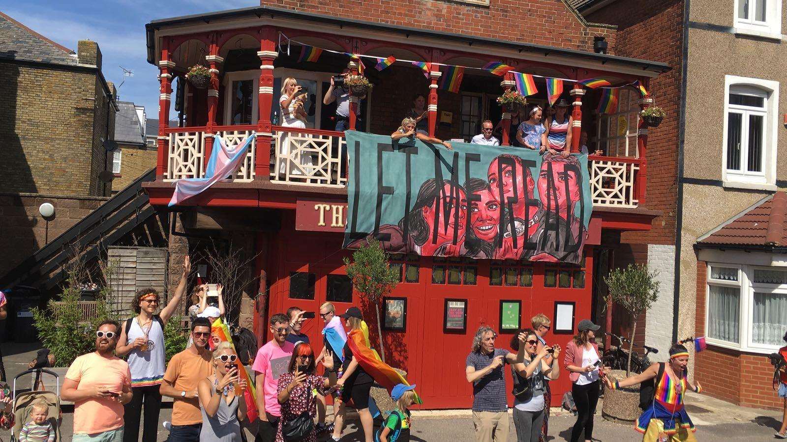 Banners out for Pride. All pics credit: Dan Chilcott (3549519)