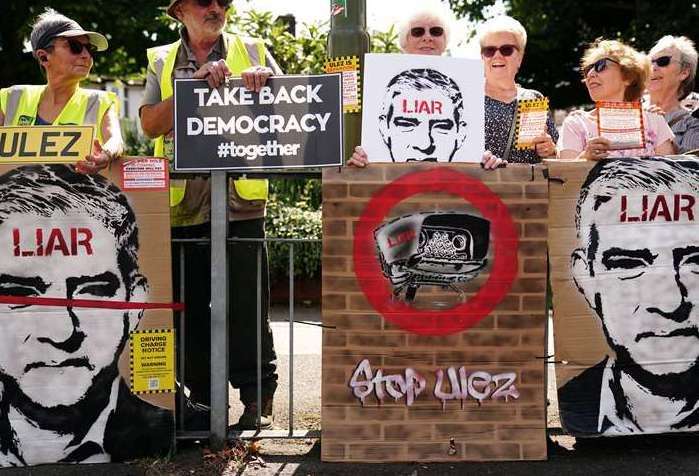 There continues to be opposition to the ULEZ outer expansion. Picture: Victoria Jones/ PA