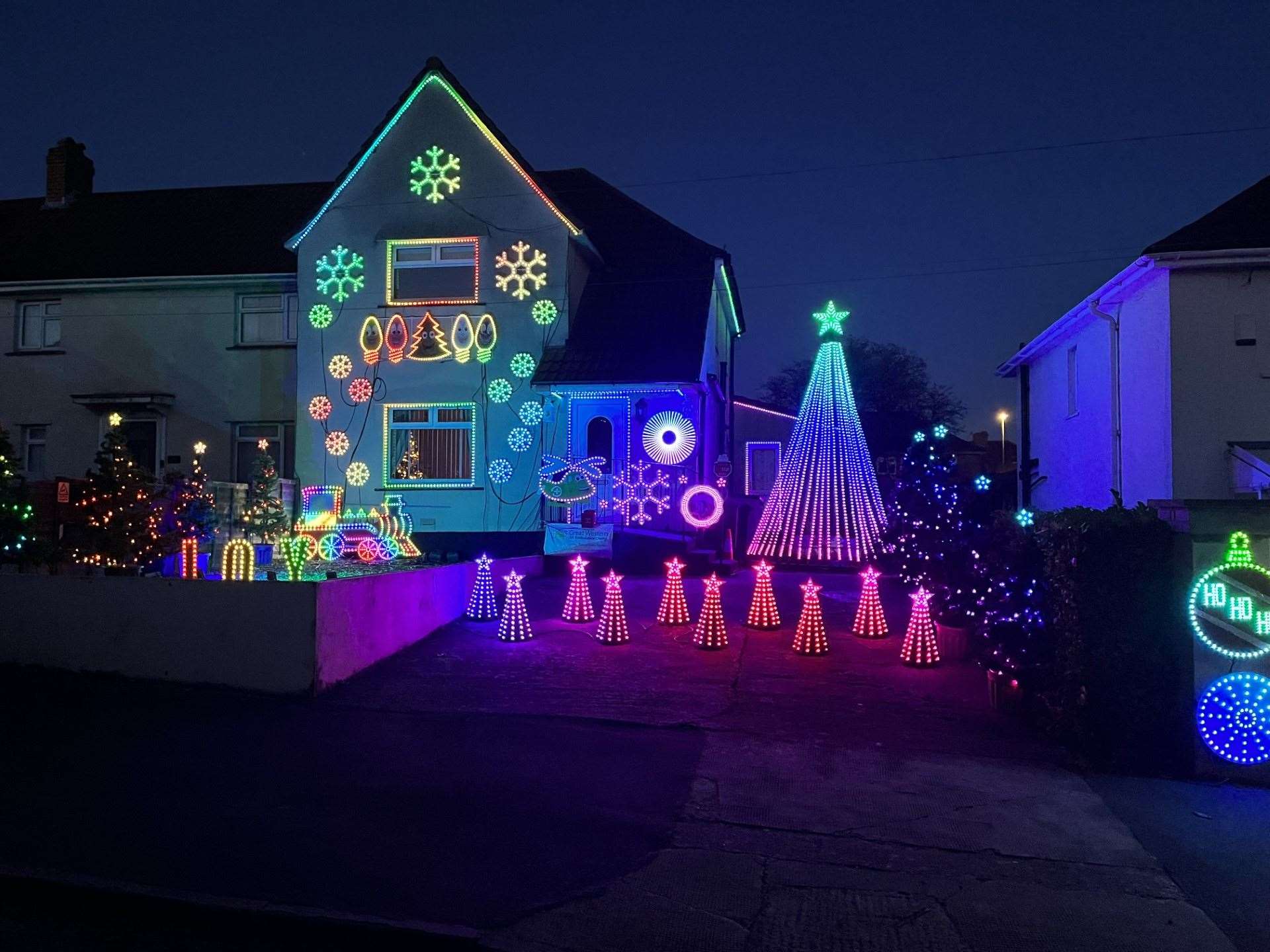 Ian and Ann Cooper’s home in Bristol (Ian Cooper/PA)