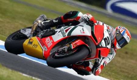 Leon Camier at Phillip Island Australia 2011