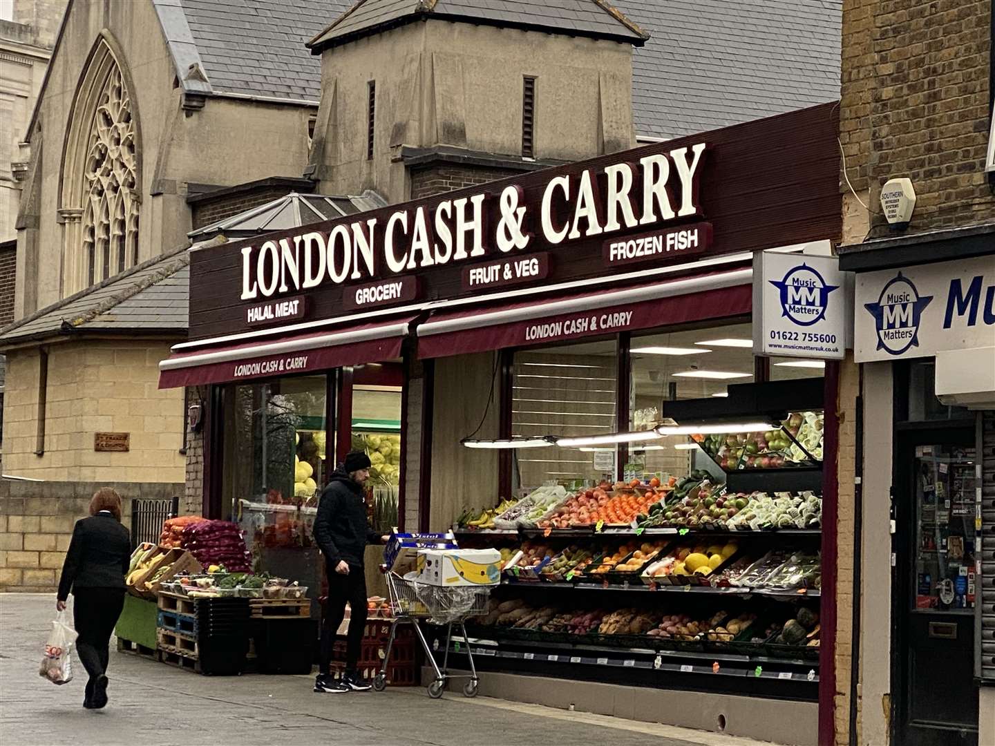 Convenience store London Cash & Carry, in Week Street, will keep asking customers and staff to wear face coverings