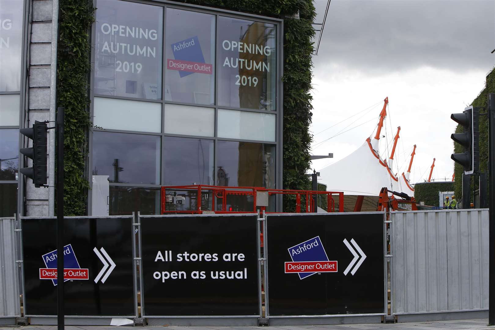 The Designer Outlet extension will open in early November, marking the end of two years of construction work. Picture: Andy Jones