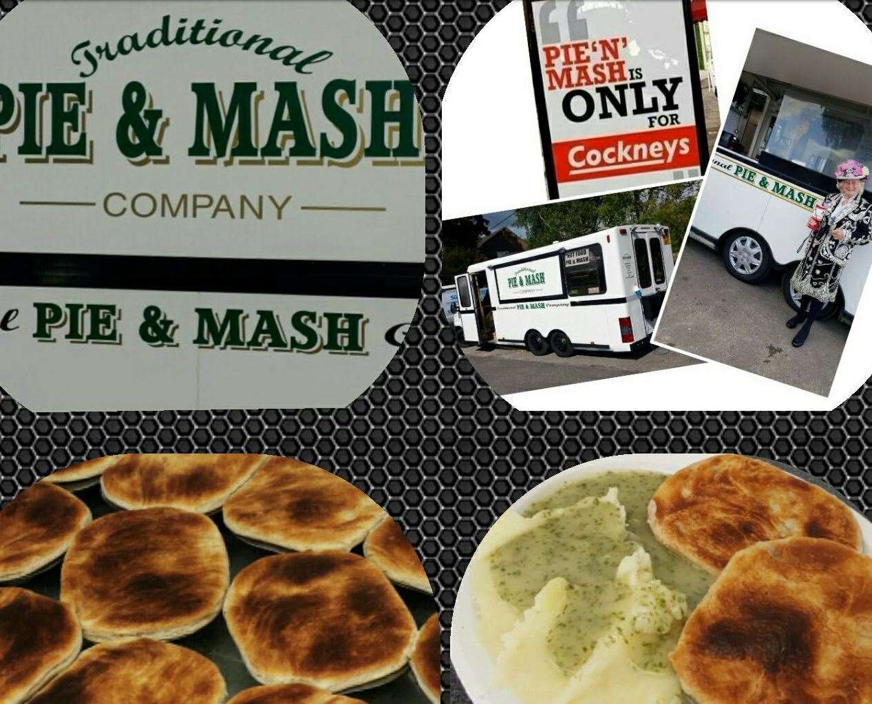 Homemade pie and mash goes down a treat with Susan Williamson's customers