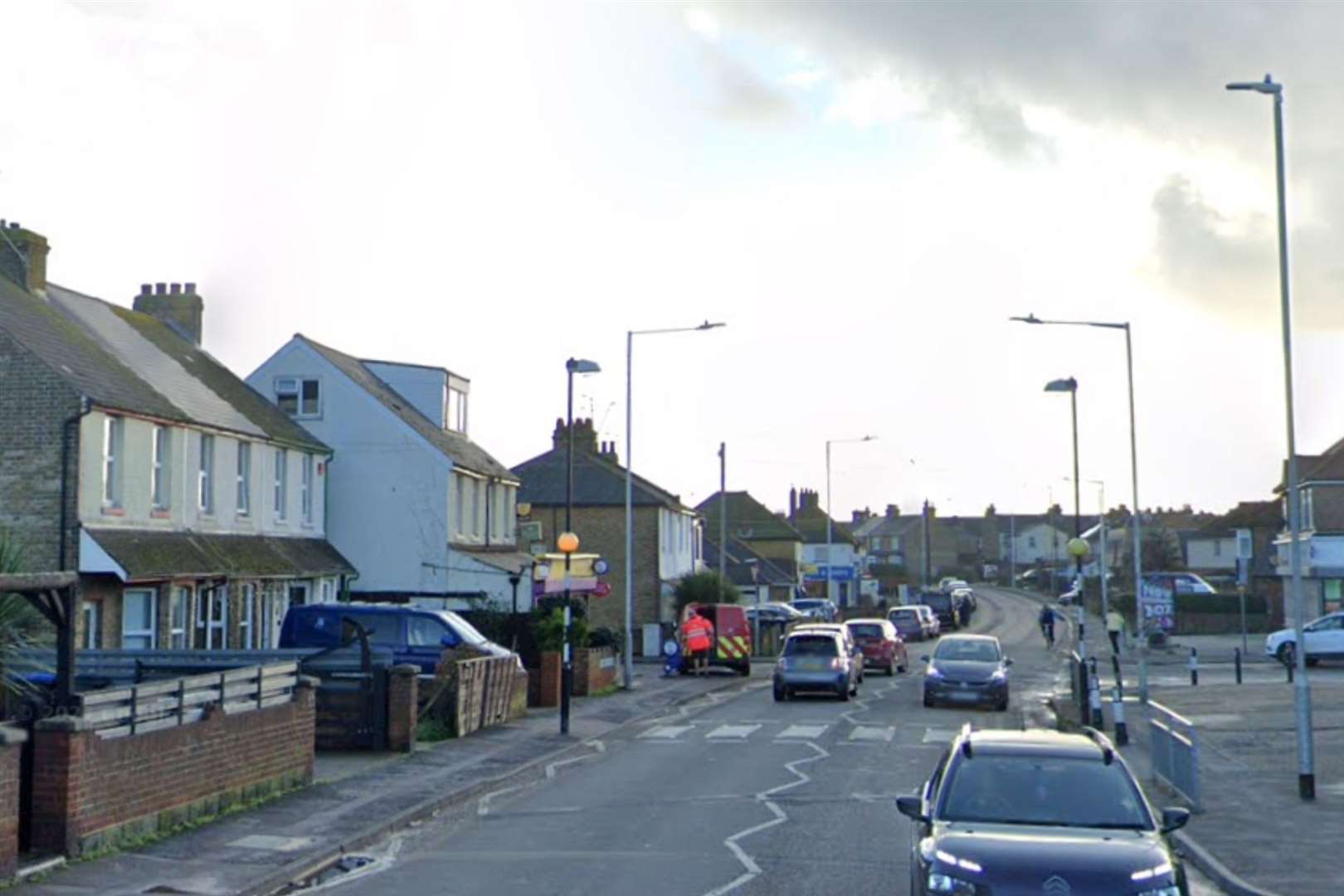 A victim to a robbery was held at knife point to give up their e-scooter in an alleyway in Newington Road, Ramsgate. Photo: Google