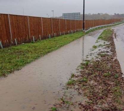 Highways England will try to improve drainage in the flood-hit Kingsford Street. Picture: Graeme Cook