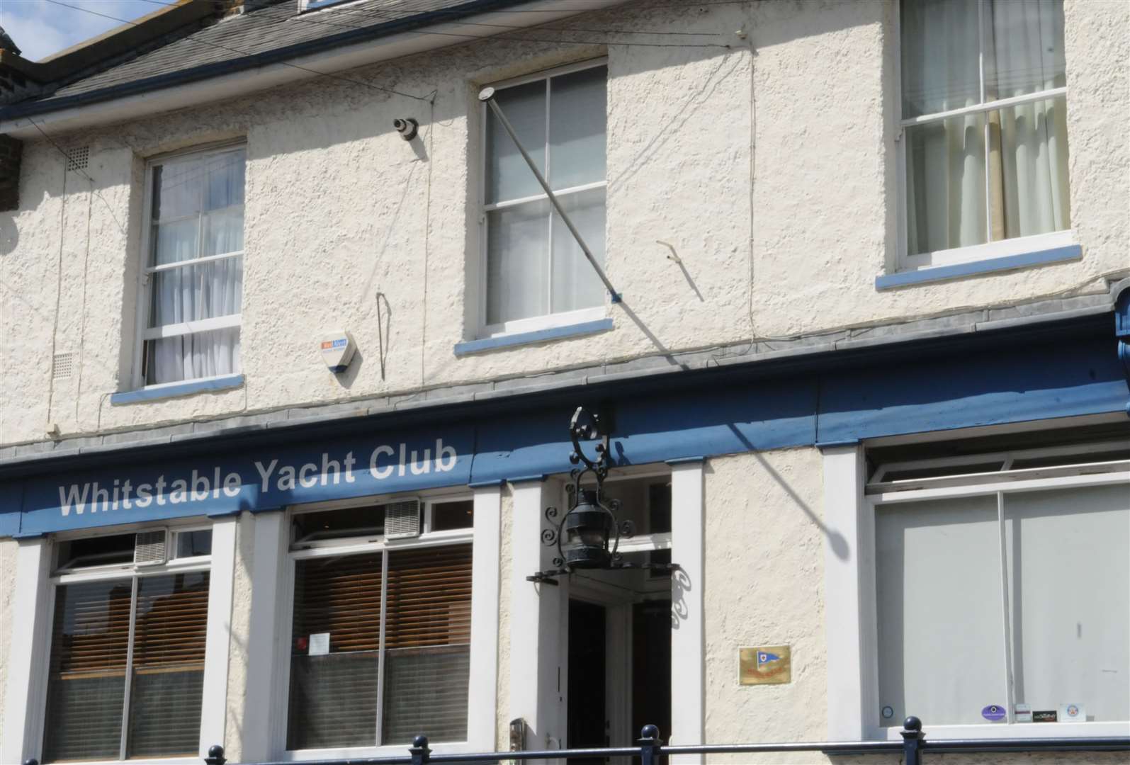 Whitstable Yacht Club stands roughly where the Victoria Inn was when it was destroyed in the blaze