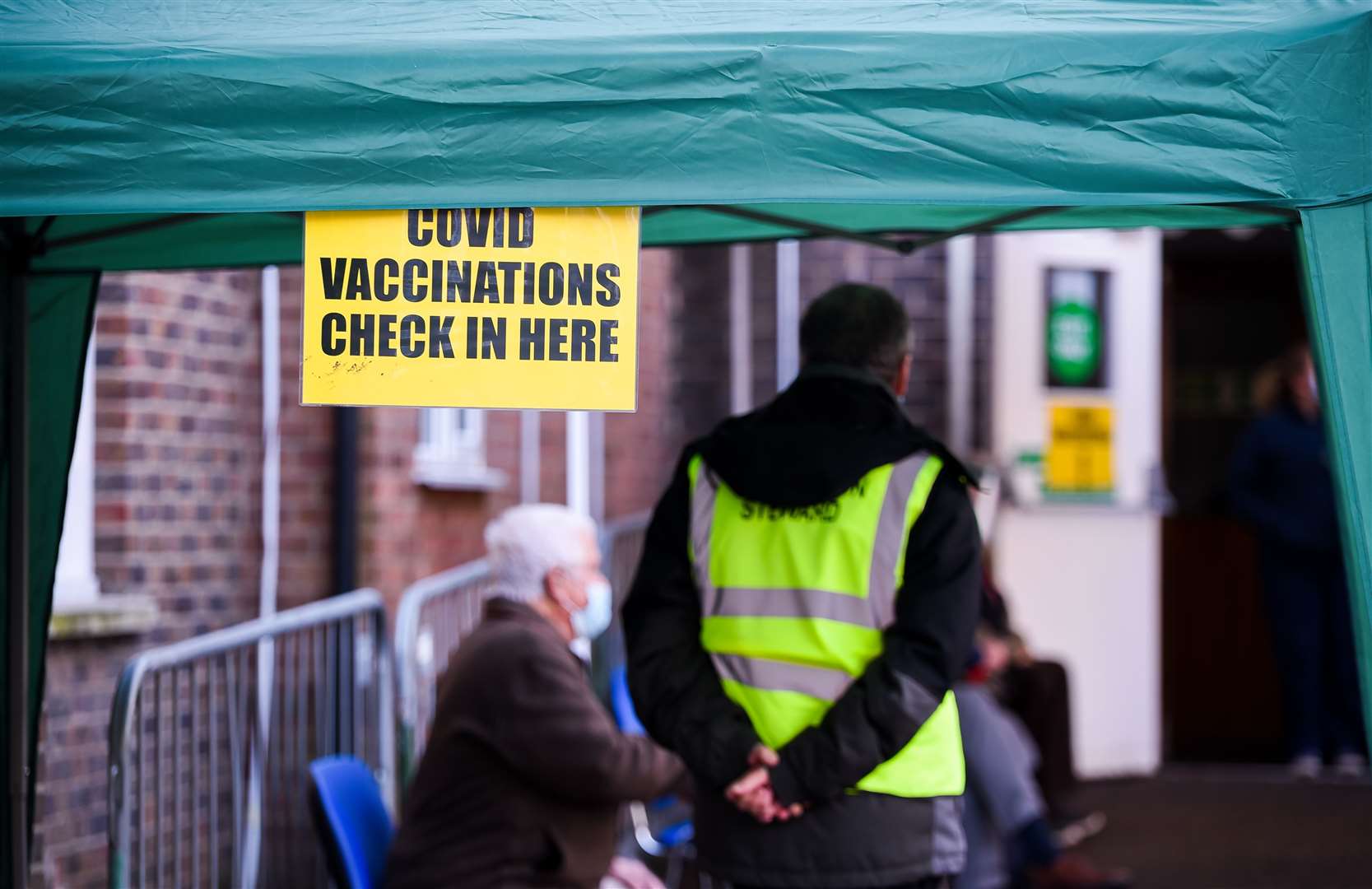 Covid mass-vaccination centres were unveiled by the government. Stock picture