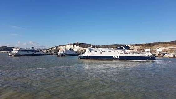 The government says it will protect 26 routes between the UK and Europe. Picture: Port of Dover