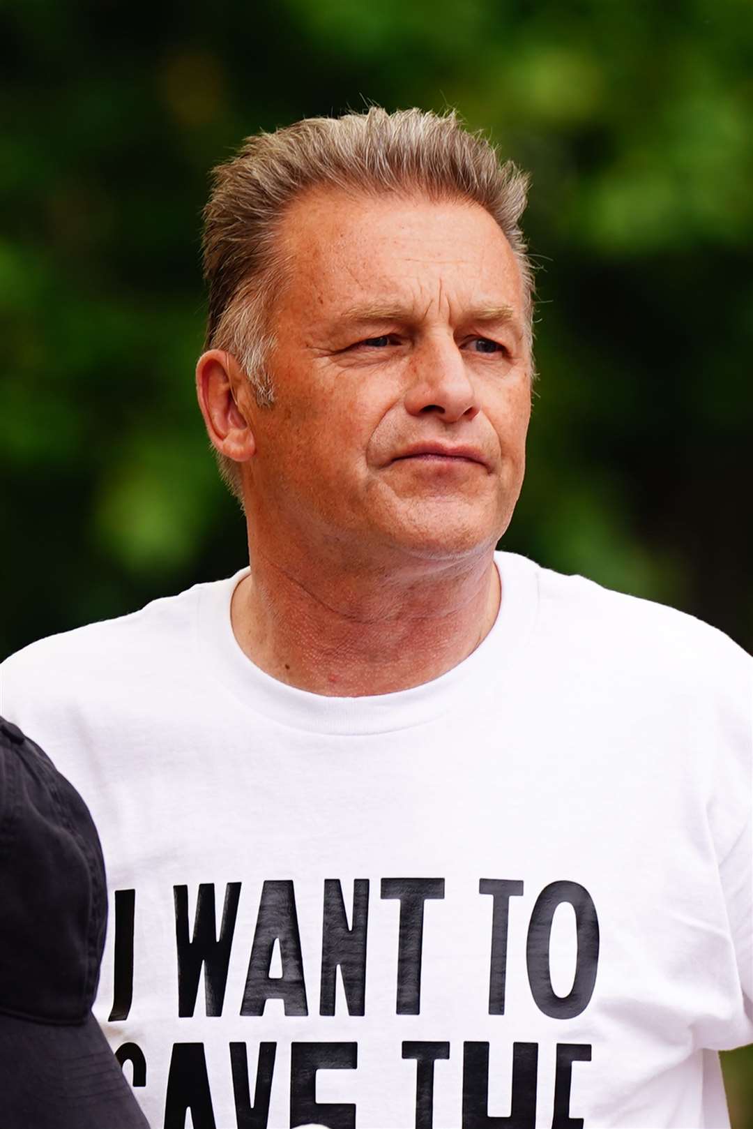 TV naturalist Chris Packham took part in the demo (Aaron Chown/PA)